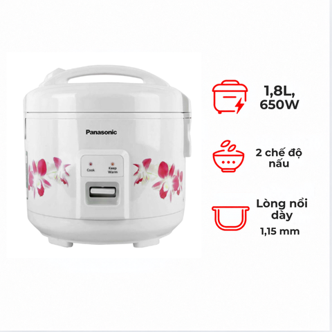 Nồi cơm điện Panasonic SR-MVN187HRA 1.8 lít