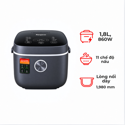 Nồi cơm điện tử Kangaroo 1.8 lít KGRC18D3G