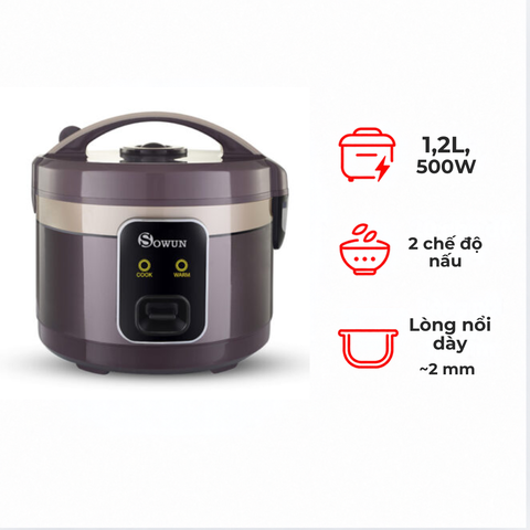 Nồi cơm điện Sowun SW635 1.2 lít