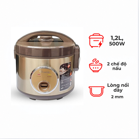 Nồi cơm điện Sowun SW611 1.2 lít