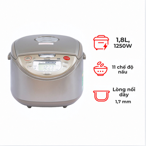 Nồi cơm điện cao tần Toshiba RC-18RH(CG)VN 1.8 lít
