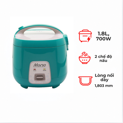 Nồi cơm điện Sunhouse Mama  SHD8652G 1.8 lít