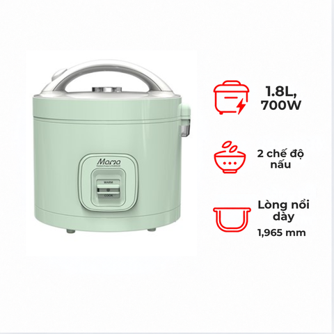 Nồi cơm điện Sunhouse SHD8665B 1.8 lít