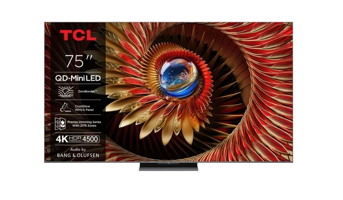 Tivi TCL QD-Mini LED AI 4K 75 Inch 75C8K 144hz mới 2025