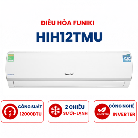Điều hòa Funiki 2 chiều 12.000BTU Inverter HIH12TMU