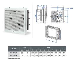 Quạt thông gió gắn tường Panasonic 3 cánh FV20AL9 22W
